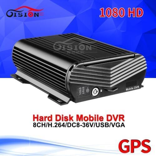 8CH School Bus Truck Vehicle Mobile Dvr, Hard Disk GPS Car Dvr ,Record GPS Track Mdvr With G-sensor I/O Alarm Security Product