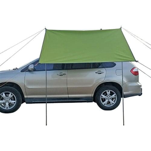 Car Awning Waterproof Portable Shelter Shade Camping Side Tent Automobile Rooftop Rain Canopy Self-driving Automobile Rooftop