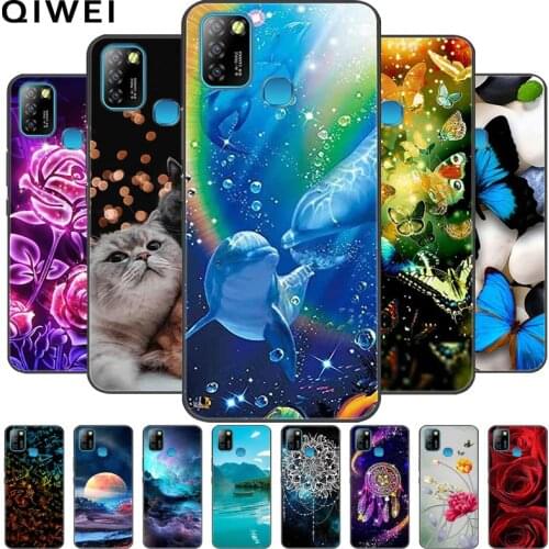 For Infinix Hot 10 Lite Case COOL Painted Soft Silicone Cover Phone Cases for Infinix Smart 5 Smart5 Case Fundas Hot10 Lite Capa