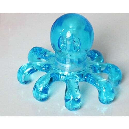 Colorful random Portable Crystal Massage Handheld Octopus Massager For Relieving Neck Abdomen Back Muscle Pain