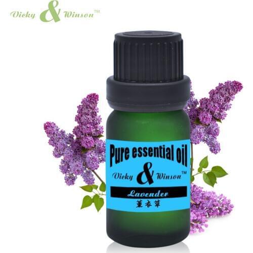 Vicky&winson Lavender essential oil 10ml 100% Pure Remove Acne Fade Acne Marks Help Sleep Face Care Oil Aromatherapy oils VWDF49
