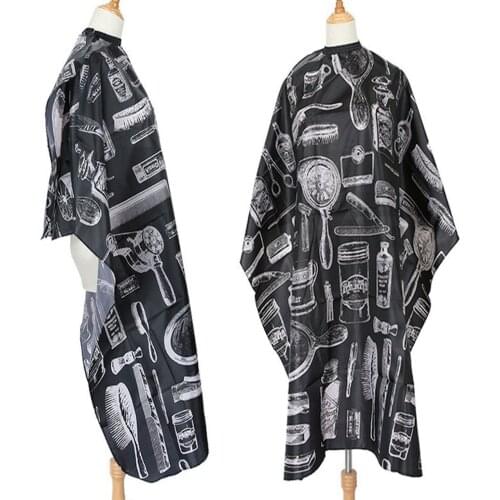 Retro Haircut Apron For Adults Haircut Capes Hemming Sewing Clip Design Neckline Design Adult Apron