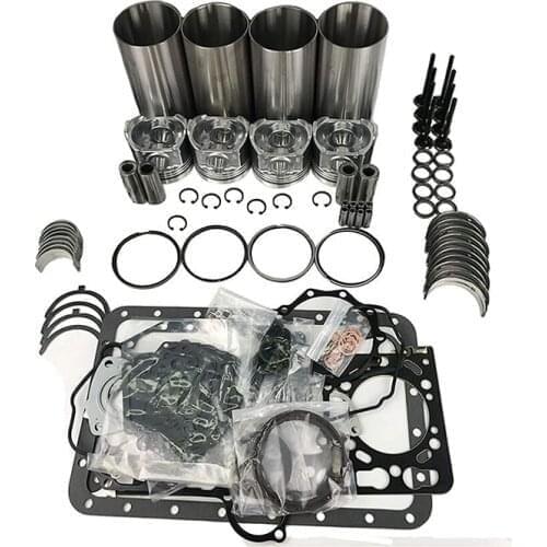 Overhaul Rebuild Kit With Full Gasket Set Liner Piston And Ring Main Bearing Rod Bearing Valve For Bobcat 425 428 S100