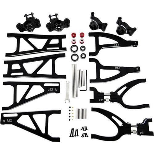 HR complete aluminum suspension arm set for 1/10 Traxxas E-Revo and Nitro Revo
