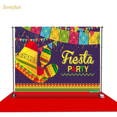 LEVOO photography backdrop Mexico festival celebration banner backdrop photocall photobooth studio shoot fabric