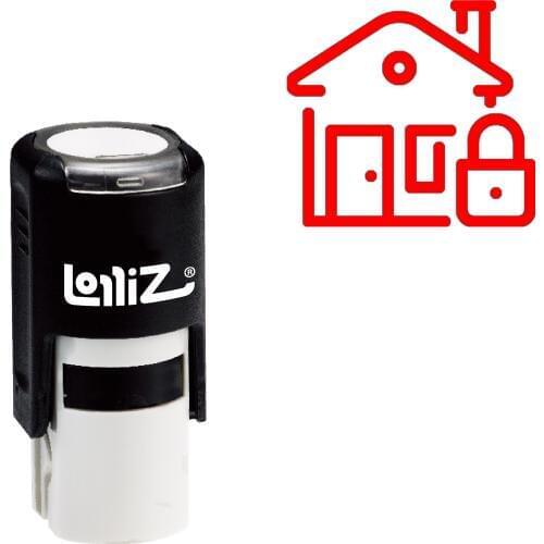 LolliZ Home Self-Inking Rubber Stamp - Modern Symbol Series