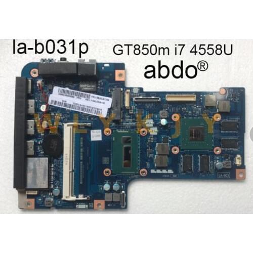 For ZAA50/70 LA-B031P motherboard Lenovo A540 A740 All-in-one machine AIO 27-inch Laptop motherboard i7-4558U CPU GeForce 850A