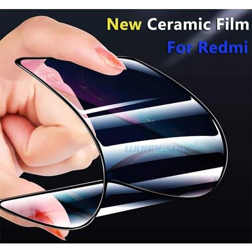 New Ceramic Film for Redmi Note 10 Pro 4G/5G 9 8 7 9T 7A 8A 9C 9A Screen Protector full coverage Super Toughness Anti-broken