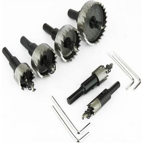 Wholesale of full range 34pcs/set hss hole saw metal opener drill core bits for iron steel soft metal plastic from 12mm-80mmm