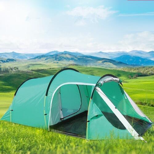 Kaima One Hall One Bedroom 3-4 Person Use Double Layer Waterproof Travel Tent Carpas De Camping