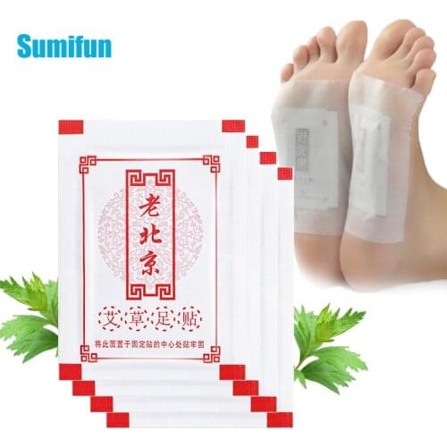 2/4/8pcs Wormwood Extract Foot Patch Lose Weight Body Detox Improve Sleep Quality Ahesives Chinese Herbal Plaster Health Care