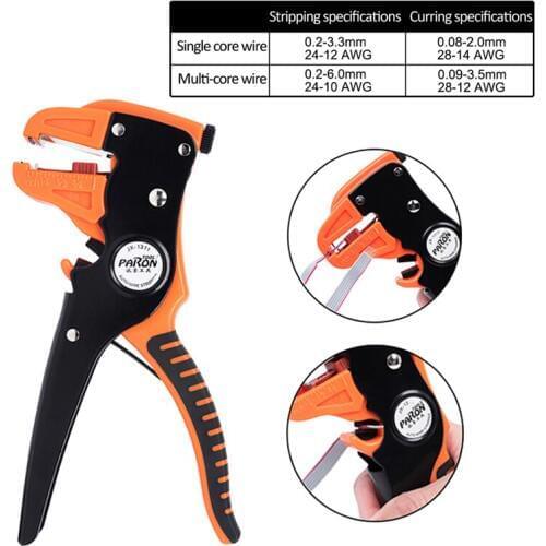 Stripping Pliers Automatic 0.2-6.0m Cutter Cable Scissors Wire Stripper With Cutter Duckbill Bend Nose Bolt Clippers Wire Strip