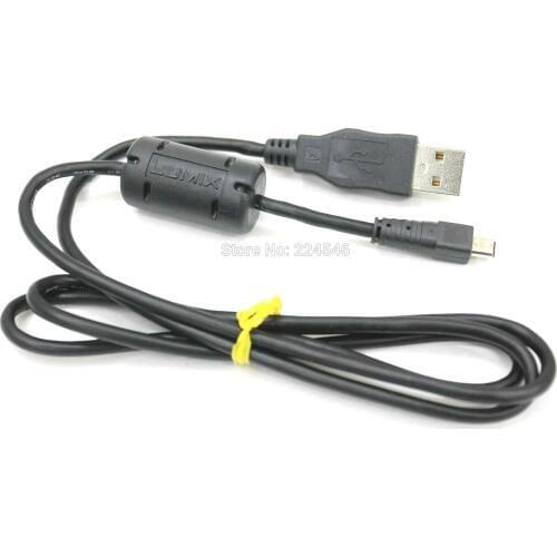 Genuine Digital Camera USB Cable 1 meters for Lumix DMC-FX66 FS30 FZ28 L10 LS60 FH2 FH5 ZS20 ZS10 FX01 FX07 TZ20 FX500 FX520