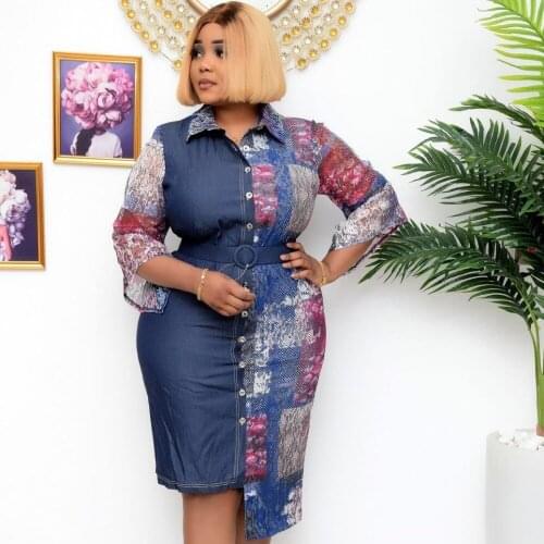 Potskie Fashion Denim Dresses