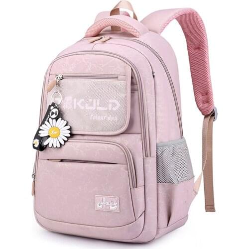 Girl School Bags Junior High School Backpacks Kids Student Cute Large Capacity Waterproof Schoolbag