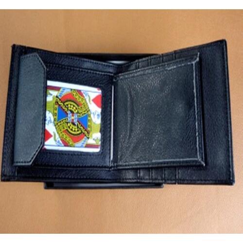 Super Delux Card Into Wallet 2.0 Magic Tricks Sign Card Appearing in Wallet Paper to Bill Magia Close Up Illusion Gimmick Props
