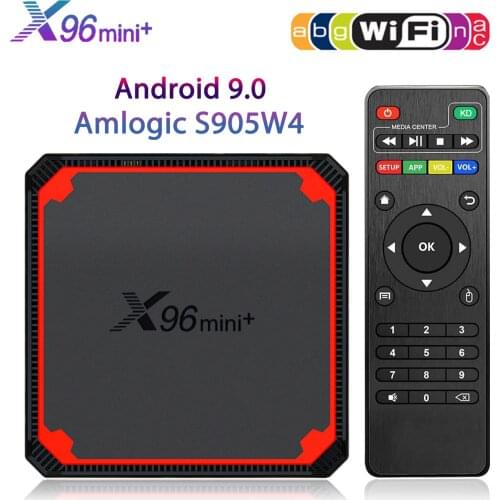 X96 Mini Plus TV Box Android 9.0 IPTV 4K Google Voice 1G 8G 2G 16G Media Player Amlogic S905W4 Netflix 2.4G & 5G WIFI Set Top