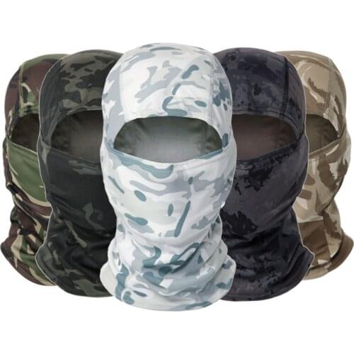 Military Tactical Balaclava Outdoor Cycling Fishing Hunting Hood Protection Army Camouflage Balaclava Head Face Mask Cover