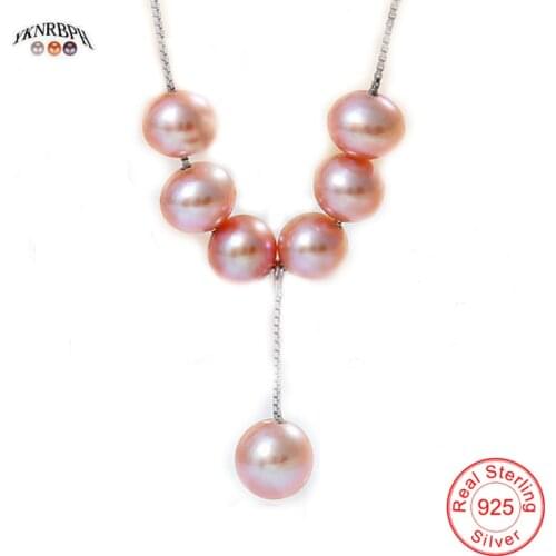 YKNRBPH Fine Jewelry pearl Necklace Luxury Wedding For Womens Chain