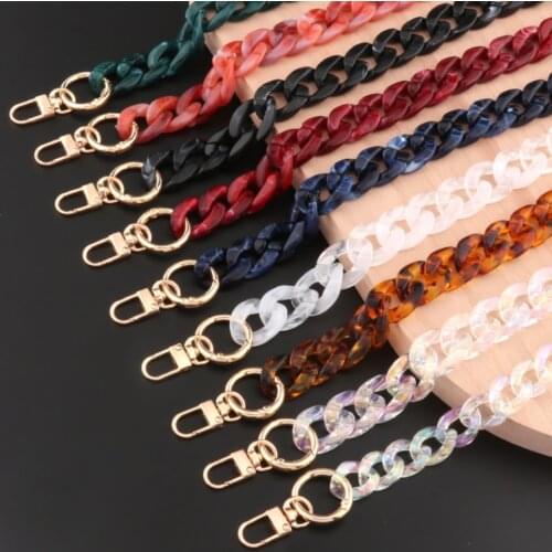 Acrylic Chain Accessories Womens Bags Shoulder Bags Chain Shoulder Straps Resin Chain Accessories Acrylic Bags Chain Straps