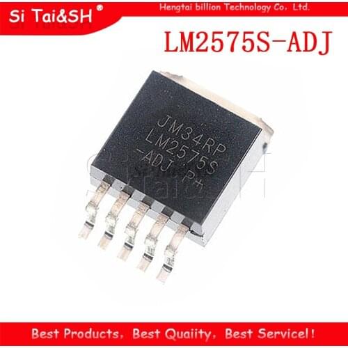 10pcs LM2575S-ADJ TO-263 LM2575 TO263-5 LM2575-ADJ LM2575S TO-263-5