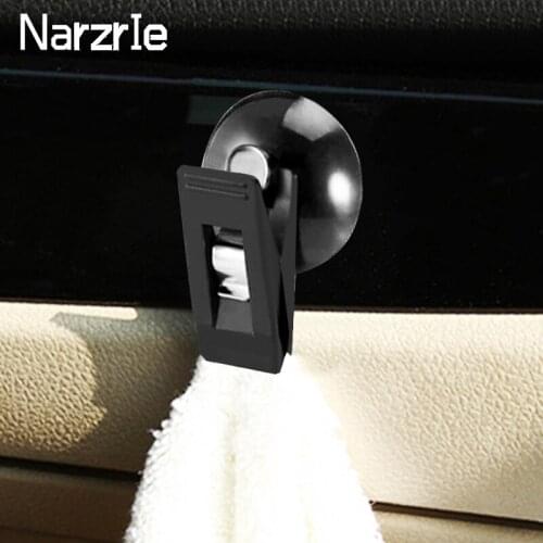 2pcs Car Interior Window Clip Black Suction Cap Clip Plastic Sucker Removable Holder For Sunshade Curtain Towel Ticket Car Stuff