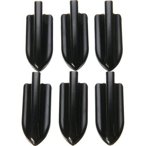 6pcs/set Car ABS Black Roof Shark Fins Spolier EVO-Style Roof Shark Fins Spoiler Wing Kit