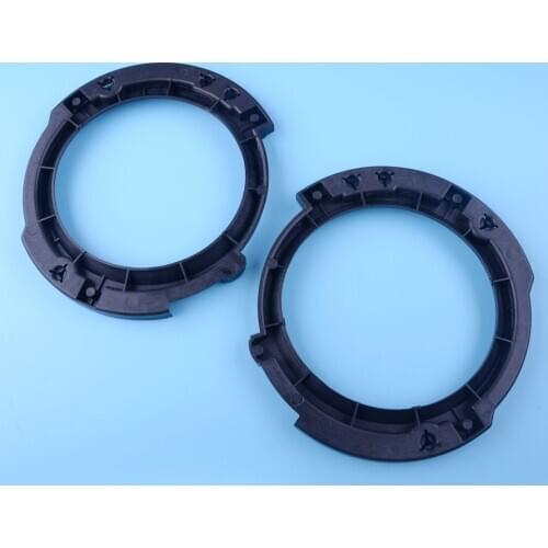 ABS 2pcs Black Round Headlight Mounting Ring Bracket Base Fit For Jeep Wrangler JK 2007-2015 2016 2017 2018