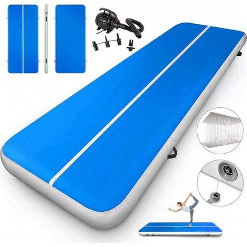 Free Shipping Air Track 3M/4M/5M X 2M X 0.2M Inflatable Gym Air Tumble Track Tumbling Mat Home Airtrack For Gymnastics