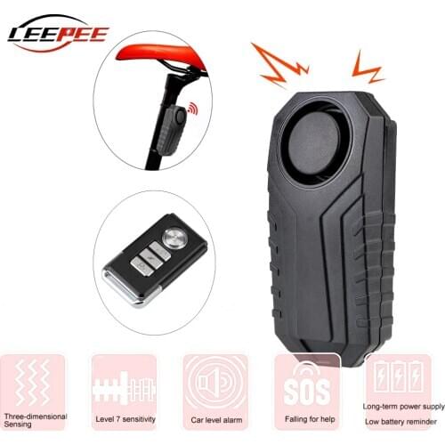 Wireless Electric Alarm Sensor Remote Control Anti Lost Warning Security System Kit Car Accessories Bike Motorcycle Vehicle Auto