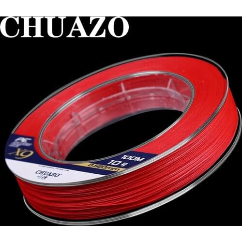 CHUAZO X9 Strands 100M 150M PE Braided Fishing Line Multifilament Fishing Line Japanese Carp Fishing Line for Ocean Fishing