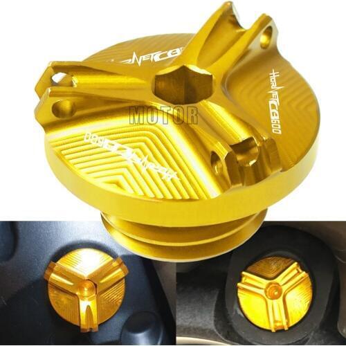 For Honda CB600 Hornet 1998-2006 1999 2000 2001 CB 600 Motorcycle CNC Aluminum Engine Oil Cup Cover Oil Filler Fill Cap Plug