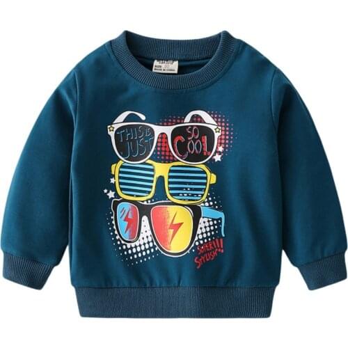 Autumn Spring Kids Boys Girls Hoodies Casual Cute Cartoon Sweatshirt Long Sleeve Hoodies Children Pullover Coat
