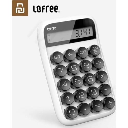 New Youpin Lofree Calculator detachable Computer Keycap LCD Display Intelligent Shutdown Function Student Calculation Tool Просо