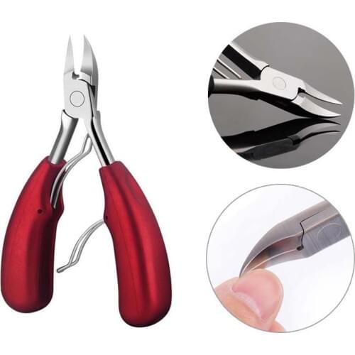 Toe Nail Clippers Remove Dead Skin Nail Correction Nippers Ingrown Toenail Cuticle Scissor Edge Cutter Thick Pedicure Care Tool