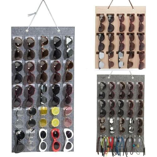 Hot Eyeglass Sunglasses Storage Display Multy Slots Wall Stand Organizer Holder Storage Box Organizer Unisex