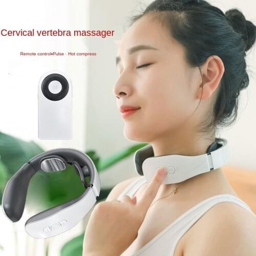 Cervical massage instrument neck shoulder neck multifunctional cervical massager electromagnetic pulse heating neck protector