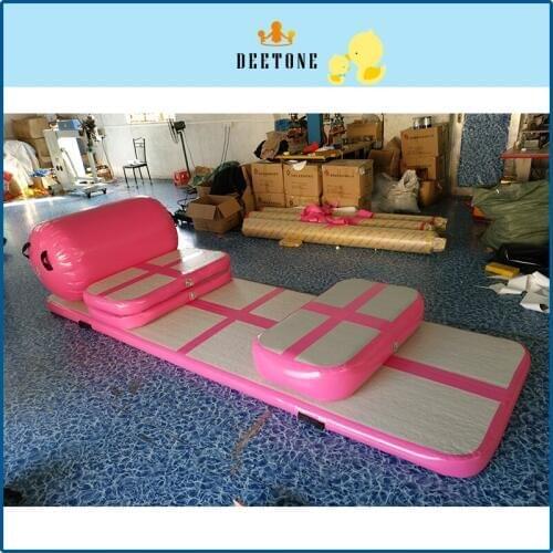 350cm*110cm*10cm 1set Inflatable Tumble Track Trampoline Air Track Taekwondo Gymnastics Inflatable Air Mat
