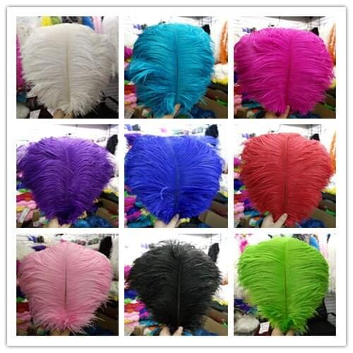 New! 100 pc high quality ostrich feathers, 8-10 "/ 20-25cm DIY wedding decoration / All kinds of handicrafts accessories