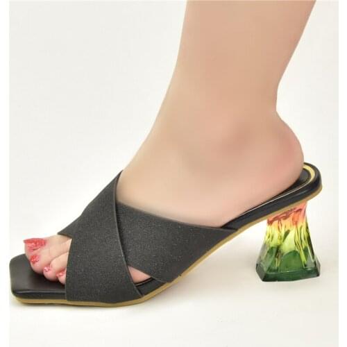 Specially designed new style suitable for Italian and African ladies' banquet parties, suitable for wedding shoes