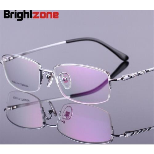 Myopia Spectacle Frame Male Pure Titanium Glasses Frame IP Electroplate Spectacle Frame Business Affairs Exquisite Danyang RS964