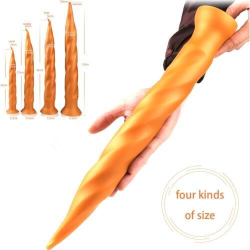 Super Long Anal Dildo Butt Plug Prostate Massage Anus Dilator Vagina Masturbation Adult Erotic Sex Toys for Women Deep Anal Plug