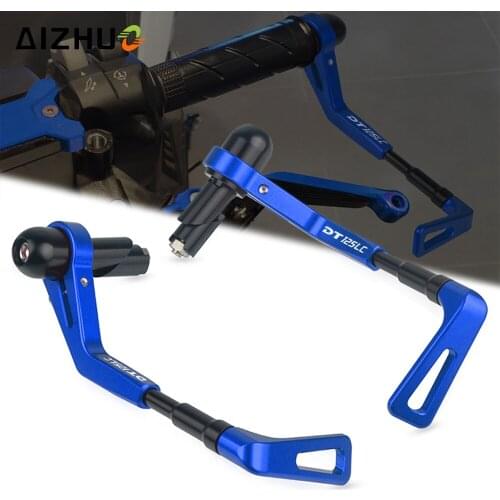Motorcycle Lever Guard Brake Clutch Hand Guards Protection 7/8" 22mm FOR YAMAHA DT 125 DT125 LC 1985-1989 1988 1987 With LOGO