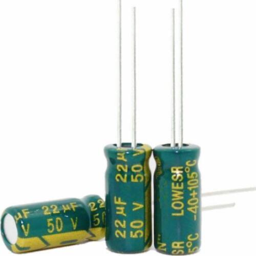 1UF 4.7UF 10UF 22UF 47UF 220UF 10V 25V 35V 50V 5*11MM high frequency low impedance Aluminum electrolytic capacitor