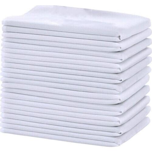 12 Pieces / Pack of Cotton Napkin Napkin Hotel Napkin Wedding Banquet Thick Thick Cloth Wipe
