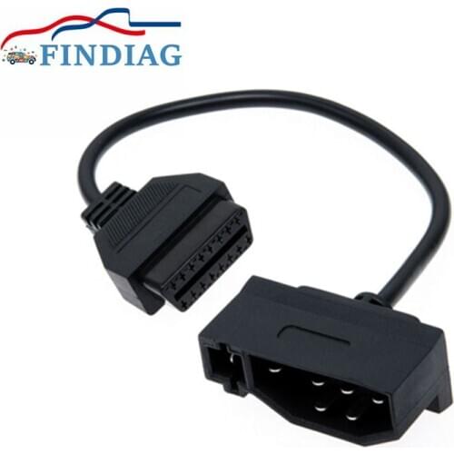 2021 Newest OBD OBD II Connector Adapter For Ford 7 Pin Male to OBD2 16 Pin Female Interface OBD2 Cable for Ford 7pin