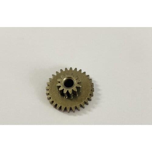 Metal double gear 0.5M 12T 28T 3mm hole diameter shaft Free fit Powder metallurgy duplex gear