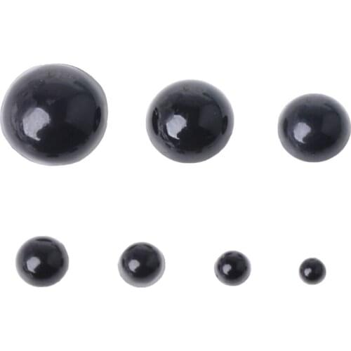 510 PCS 3/4/5/6/8/10/12mm Black Eyes Safety Eyes Doll Toys Bear Dolls Eyes Doll Accessories
