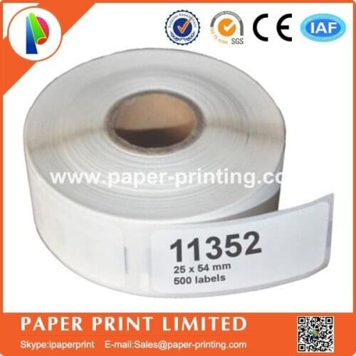 60X Roll DYMO Continuous labels sticker paper p-touch tape 11352,DYMO11352,DYMO 11352