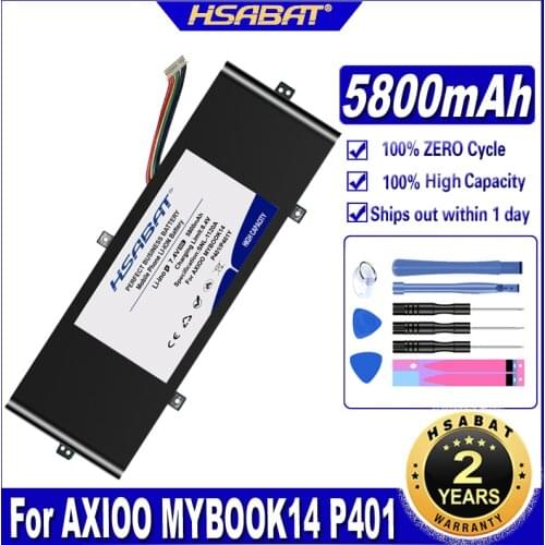 HSABAT 3585282P 5800mAh Laptop Battery for AXIOO MYBOOK 14 P401 P401Y Zeuslap x5 T156 Batteries